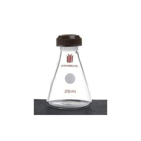 Synthware FLASK, ERLENMEYER, THREADED, 25mL, 14/10. F501025